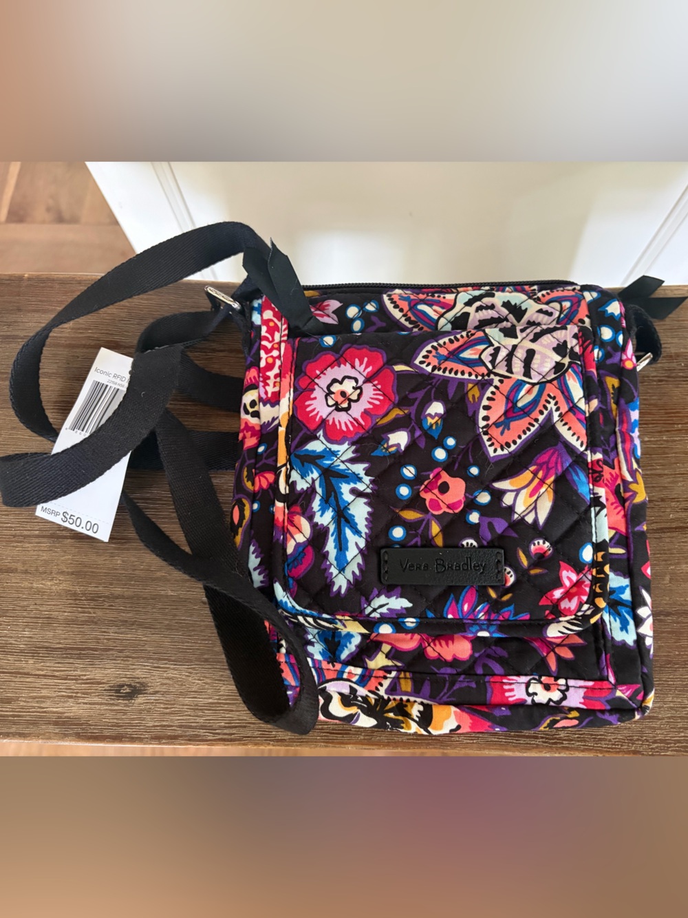 Vera Bradley mini hipster foxwood